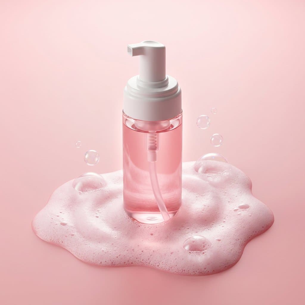 Pink Foaming Cleanser Product Prompt