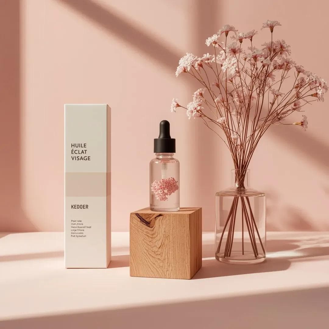 Pink Skincare Product Still-Life Prompt