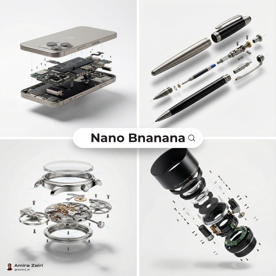 Exploded-View Product Advertising Prompt